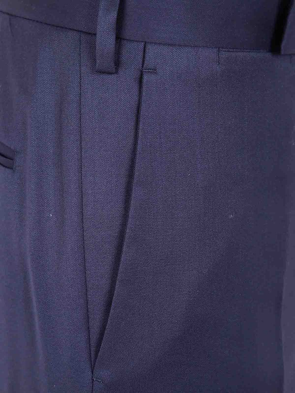 The Best Shops LARDINI: Pantalons casual - Attitude Drop Regular - Bleu