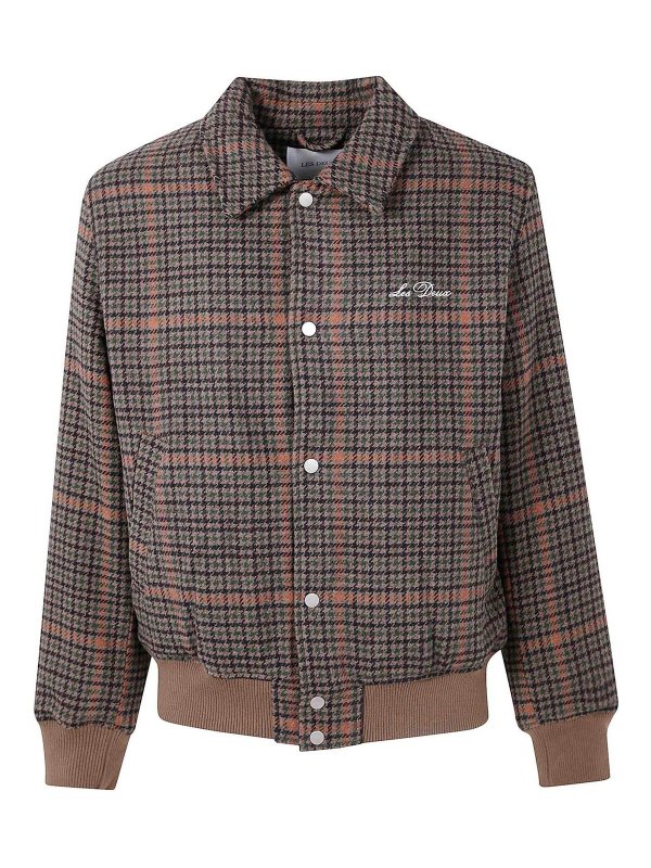 LES DEUX: casual jackets - Varsity Houndstooth Jacket