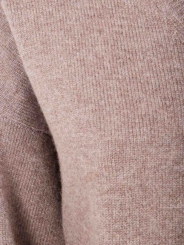 The Best Shops LOULOU STUDIO: Strickpullover mit Rundhalsausschnitt - Rundhalspullover - Nude