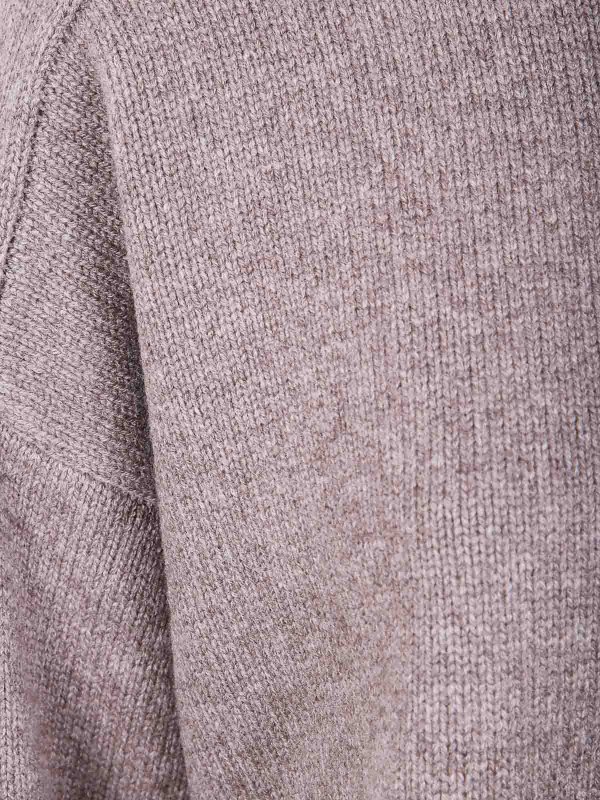 The Best Shops LOULOU STUDIO: Strickpullover mit Rundhalsausschnitt - Rundhalspullover - Nude