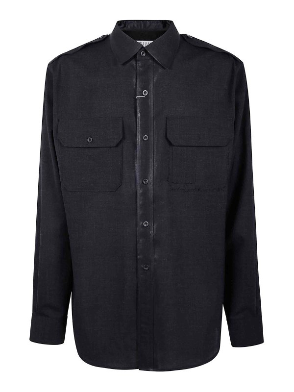 Maison Margiela: シャツ - シャツ - グレー