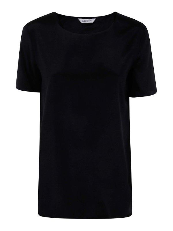Max Mara: Camisas - Camisa - Negro
