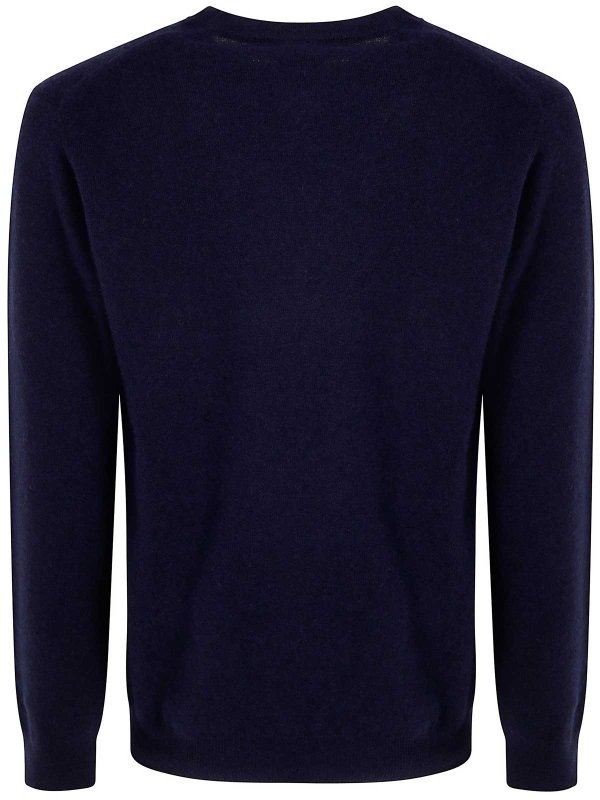 MC2 SAINT BARTH: Strickpullover mit Rundhalsausschnitt online - Rundhalspullover - Blau