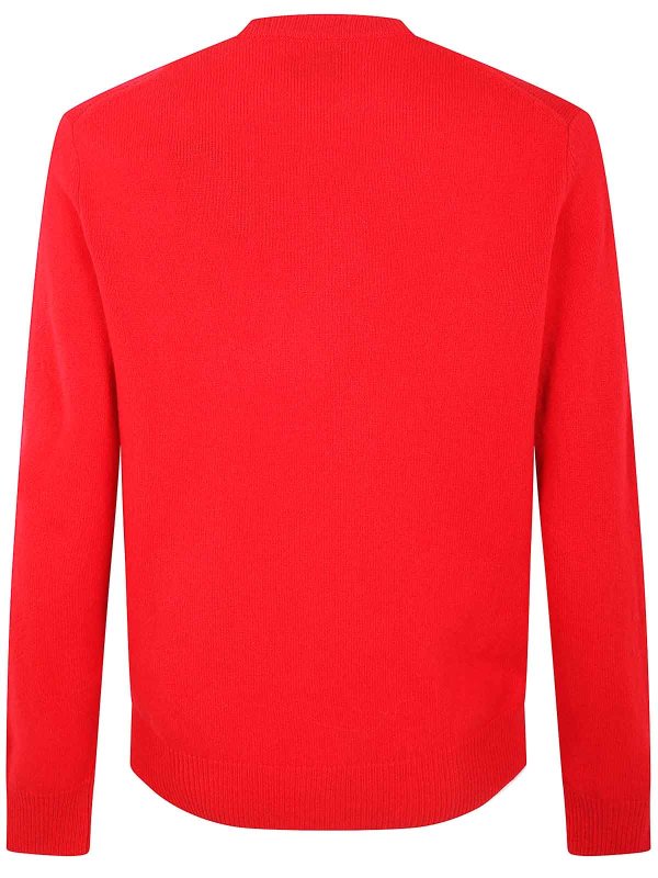 MC2 SAINT BARTH: Strickpullover mit Rundhalsausschnitt online - Rundhalspullover - Rot