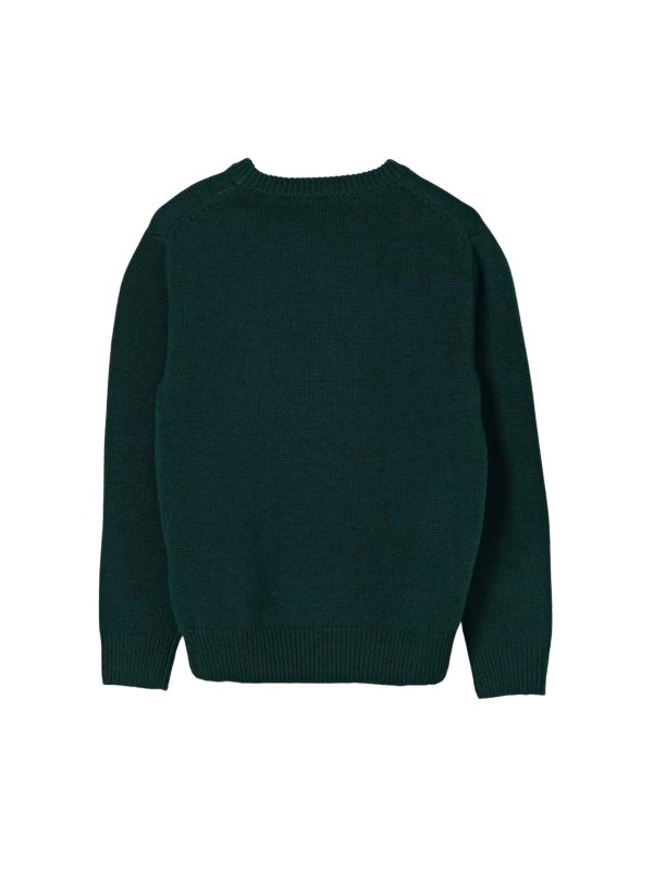 The Best Shops MC2 SAINT BARTH: Strickpullover mit Rundhalsausschnitt - Rundhalspullover - Grün
