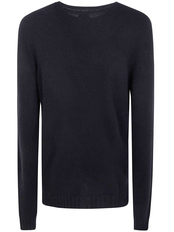 MD75: Suéteres con cuello pico online - Suéter Cuello Redondo - Negro