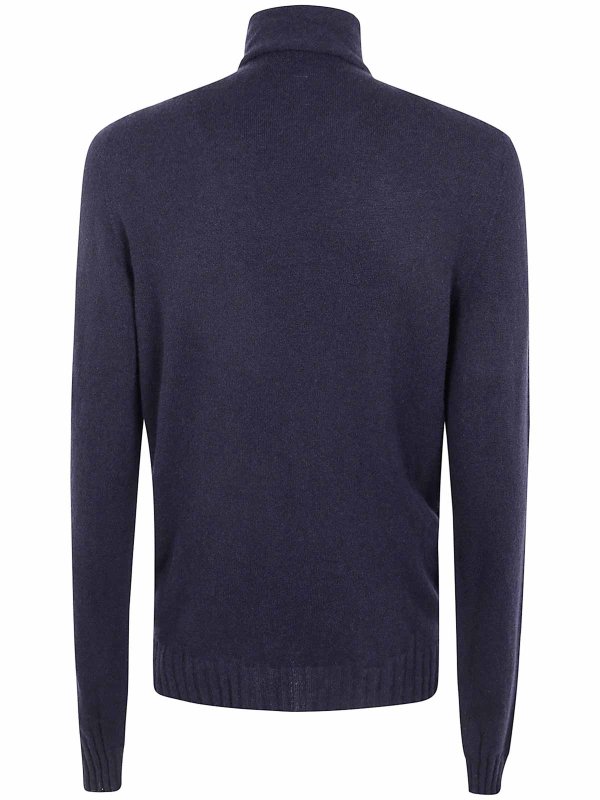 MD75: Suéteres con cuello pico online - Suéter Cuello Redondo - Azul