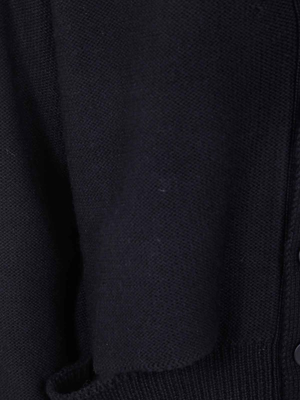 カーディガン - 黒 shop online: MM6 MAISON MARGIELA