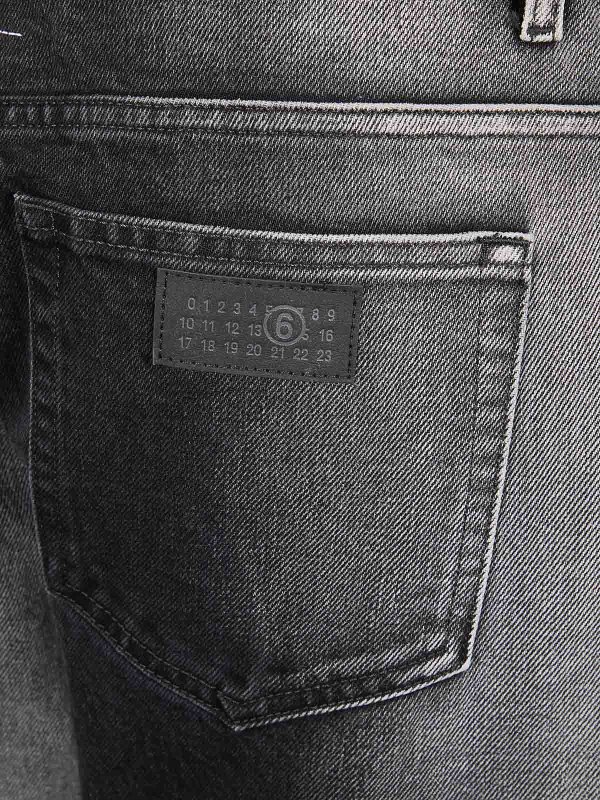 The Best Shops MM6 MAISON MARGIELA: カジュアルトラウザー - カジュアルパンツ - 黒