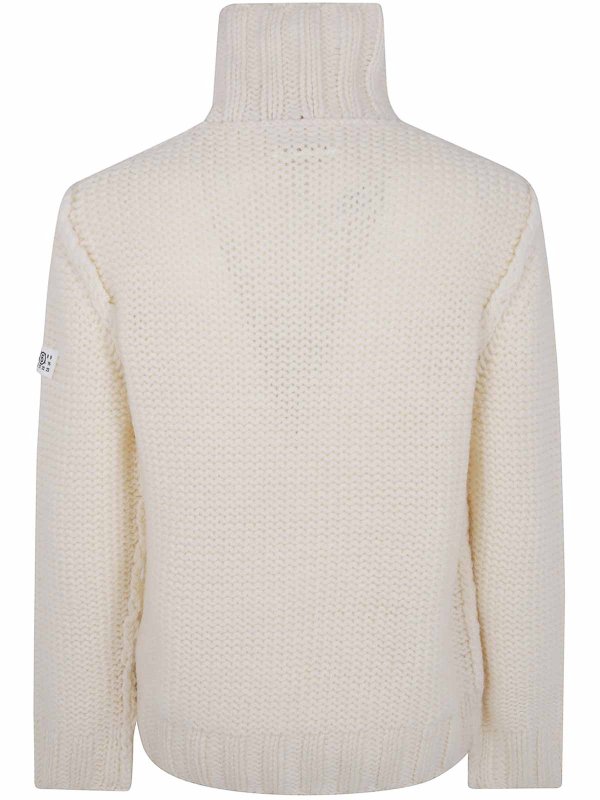 MM6 MAISON MARGIELA: クルーネック online - クルーネック - 白