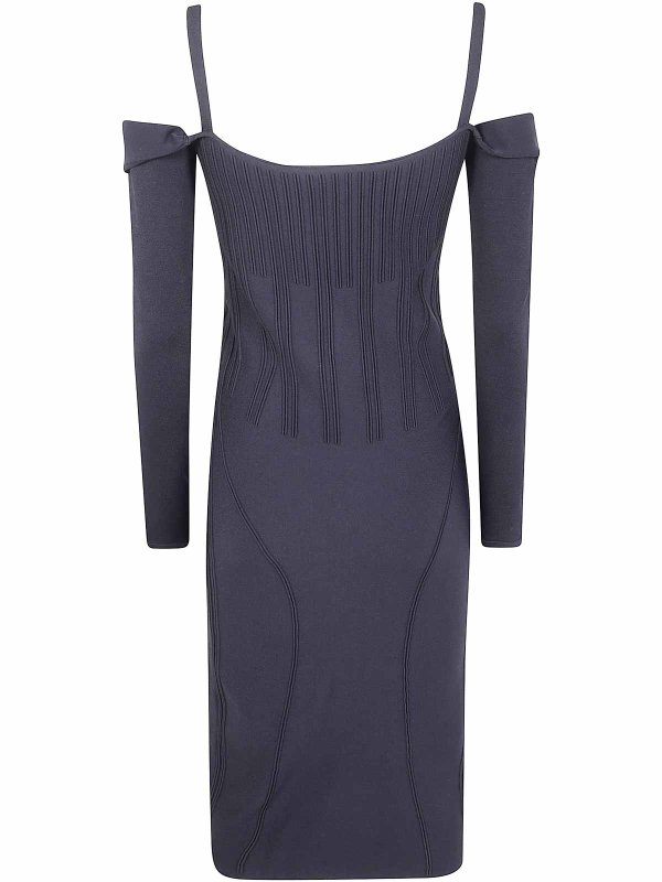 MUGLER: ニーレングスドレス online - 膝丈ドレス - 黒