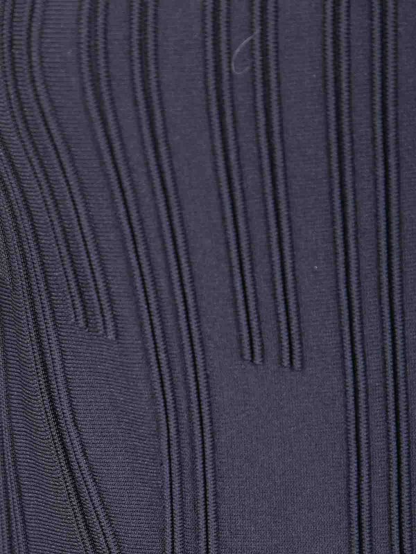 膝丈ドレス - 黒 shop online: MUGLER