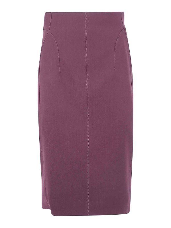 MUGLER: Jupes midi et au genou - Jupe Midi - Rose