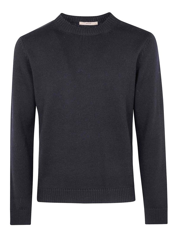 NUUR: Pull col rond - Pull Col Rond - Noir
