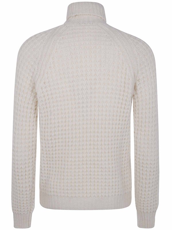 NUUR: Strickpullover mit Rundhalsausschnitt online - Rundhalspullover - Nude