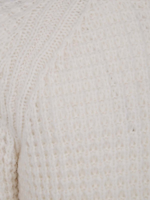 The Best Shops NUUR: Strickpullover mit Rundhalsausschnitt - Rundhalspullover - Nude