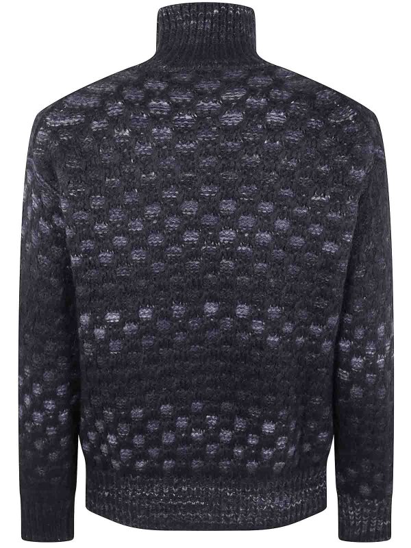 NUUR: Strickpullover mit Rundhalsausschnitt online - Rundhalspullover - Schwarz