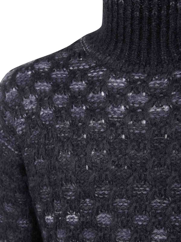 The Best Shops NUUR: Strickpullover mit Rundhalsausschnitt - Rundhalspullover - Schwarz