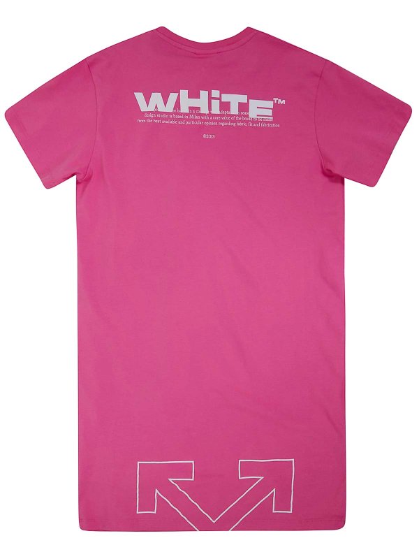 OFF-WHITE: ショートドレス online - ショートドレス - ピンク