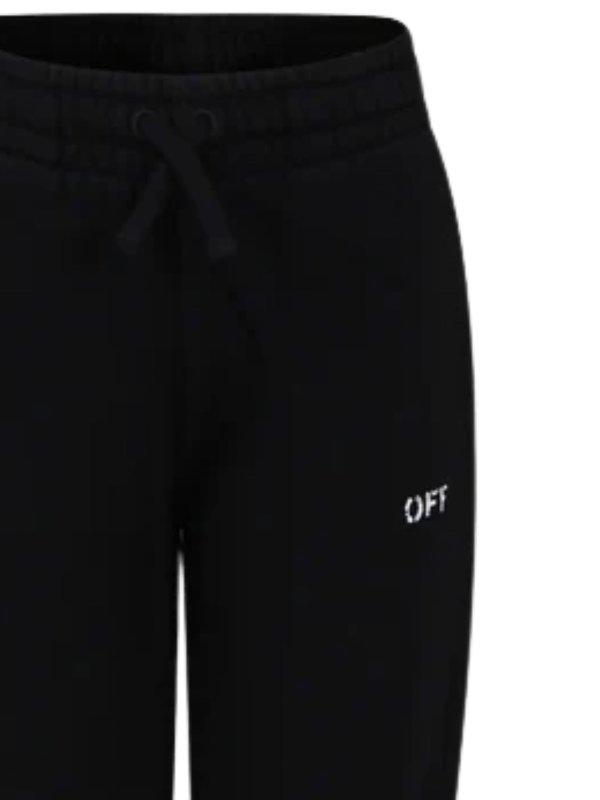 OFF-WHITE: casual trousers online - Off Stamp Plain Sweatpant