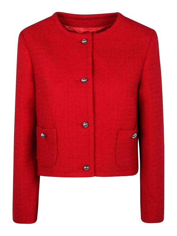 PATOU: casual jackets - No Collar Box Jacket