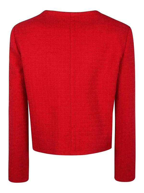 PATOU: casual jackets online - No Collar Box Jacket