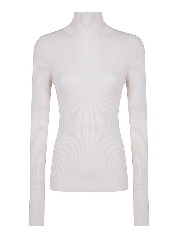 PATOU: Pull col rond - Pull Col Rond - Blanc