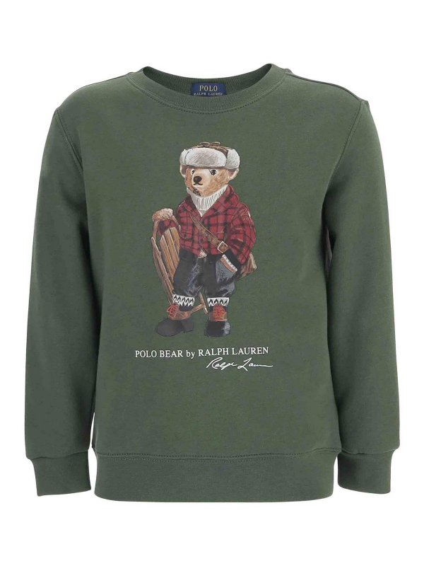 POLO RALPH LAUREN: スウェット＆セーター - スウェットシャツ/セーター - 緑