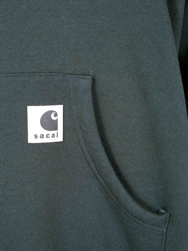 The Best Shops Sacai: Sudaderas y suéteres - Sudadera - Verde