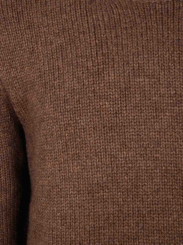 The Best Shops STUDIO NICHOLSON: Pull col rond - Pull Col Rond - Marron