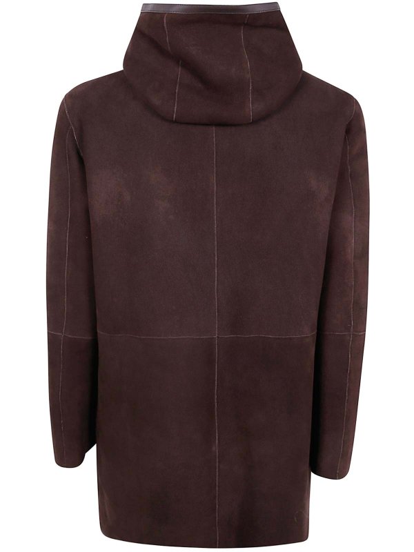 TAGLIATORE: leather coats online - Man  Coat