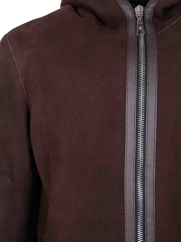 The Best Shops TAGLIATORE: leather coats - Man  Coat