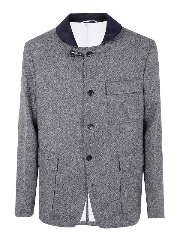 THOM BROWNE: ショートコート - ショートコート - 黒