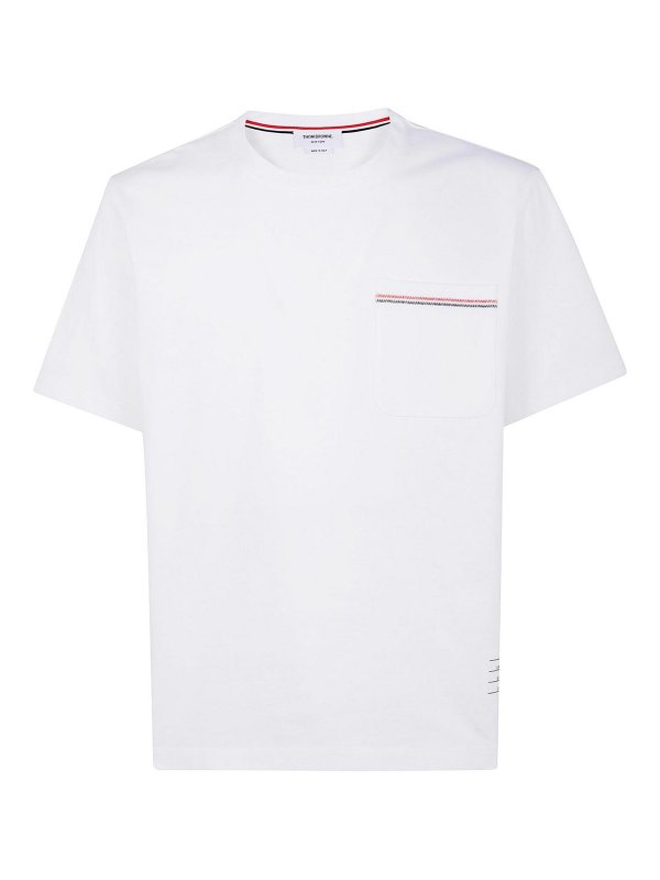 THOM BROWNE: Camisetas - Camiseta - Blanco