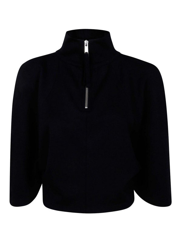 THOM KROM: Turtlenecks & Polo necks - High Neck Cape