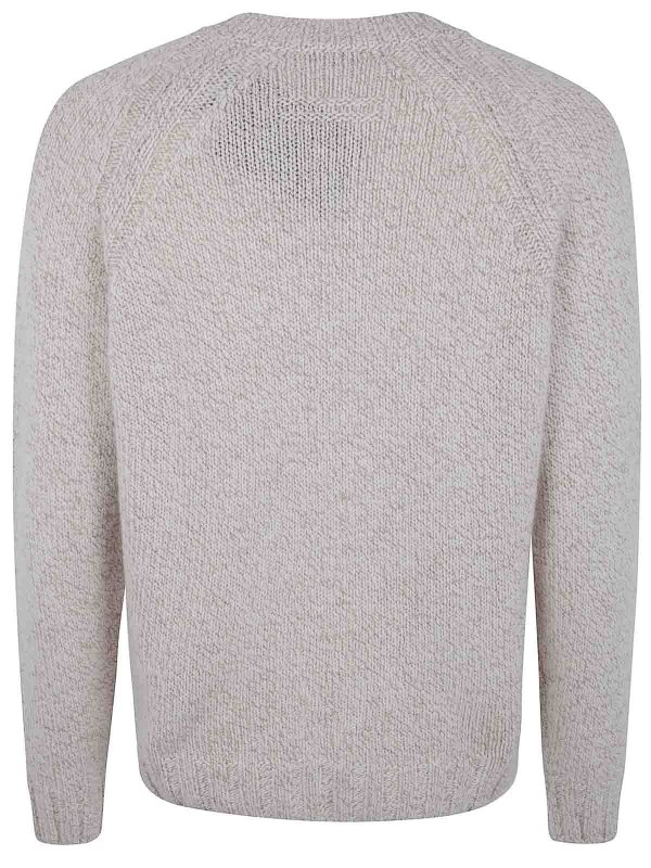 ZEGNA: Strickpullover mit V-Ausschnitt online - V-Pullover - Nude