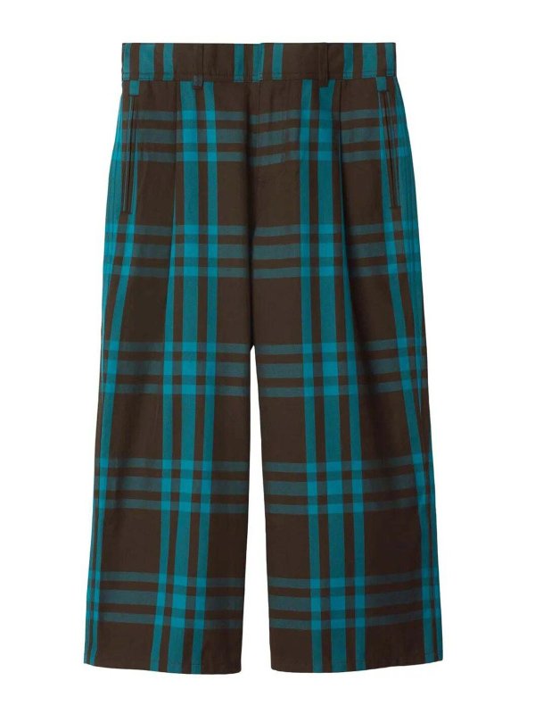 BURBERRY: カジュアルトラウザー - カジュアルパンツ - ブラウン