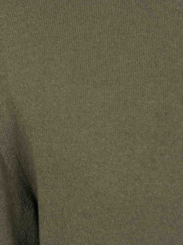 The Best Shops DRUMOHR: Strickpullover mit Rundhalsausschnitt - Rundhalspullover - Grün