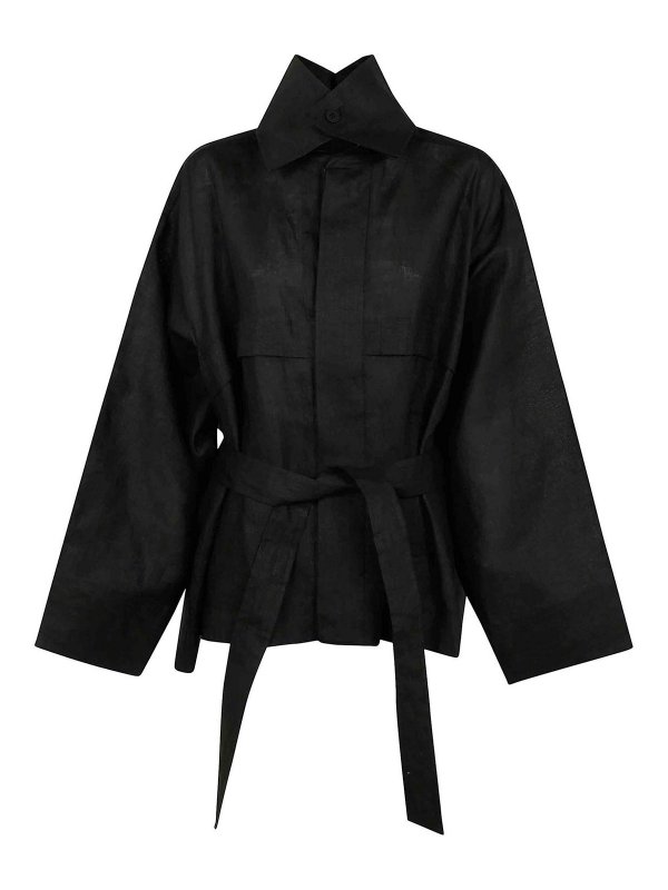 ISSEY MIYAKE: casual jackets - Hempen Jacket