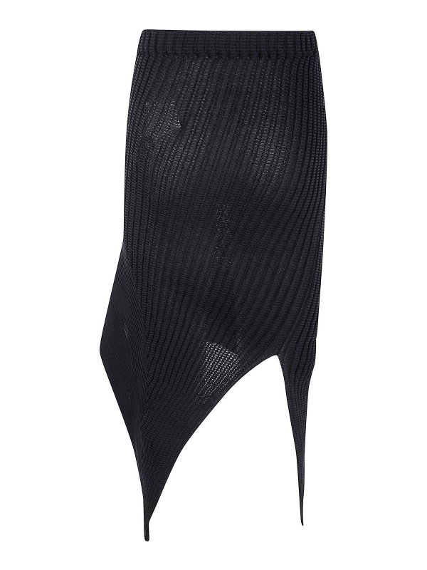 ISSEY MIYAKE: ミニスカート online - ミニスカート - 黒