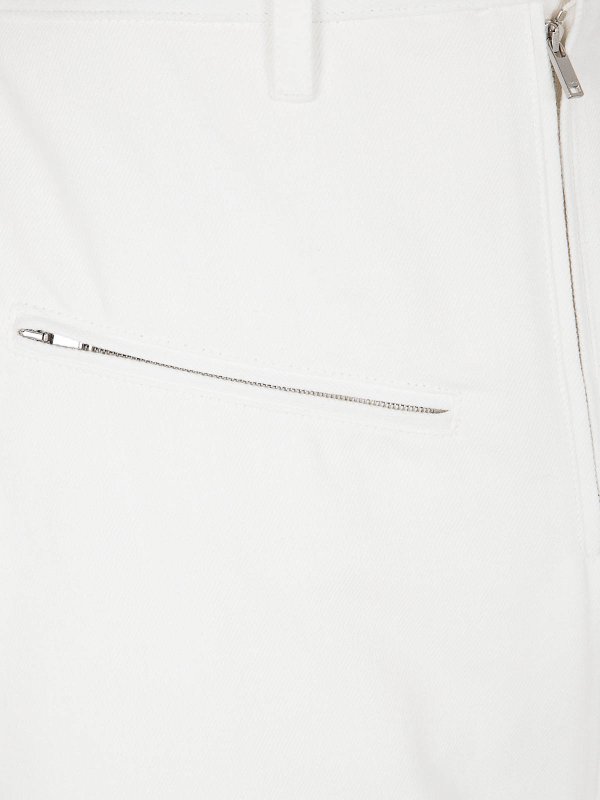 The Best Shops JIL SANDER: Knielange und Midi Röcke - Midirock - Weiß