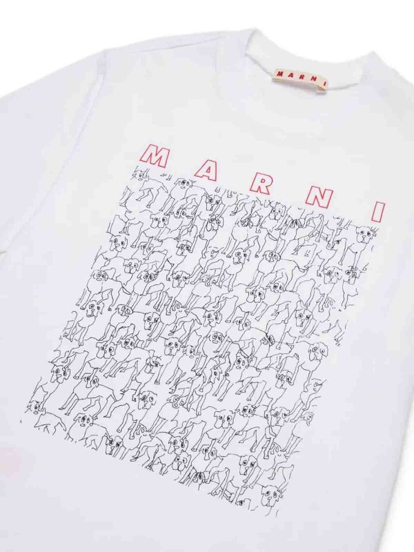 The Best Shops Marni: Camisetas - Camiseta - Blanco
