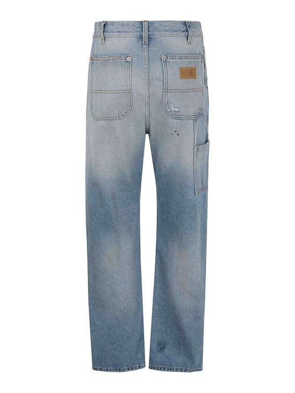 MM6 MAISON MARGIELA: カジュアルトラウザー online - カジュアルパンツ - ブルー