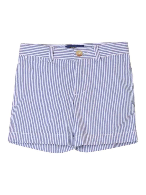 POLO RALPH LAUREN: トラウザーショーツ - ショートパンツ - ブルー