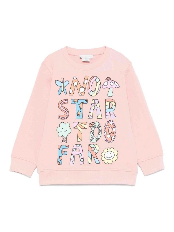 Stella McCartney Kids: スウェット＆セーター - スウェットシャツ/セーター - ピンク