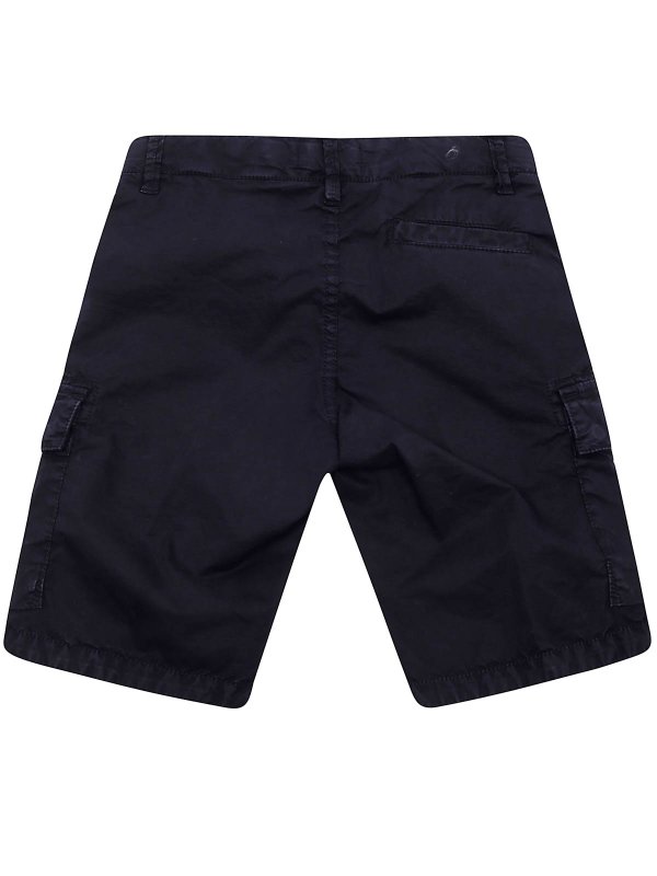 Stone Island Junior: トラウザーショーツ online - ショートパンツ - ブルー