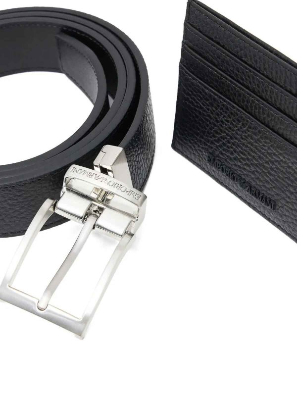 EMPORIO ARMANI: ベルト online - ベルト - 黒