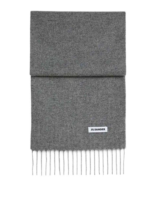 JIL SANDER: スカーフ - スカーフ - グレー