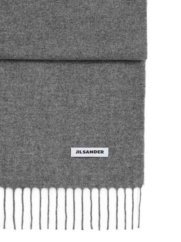 JIL SANDER: スカーフ online - スカーフ - グレー