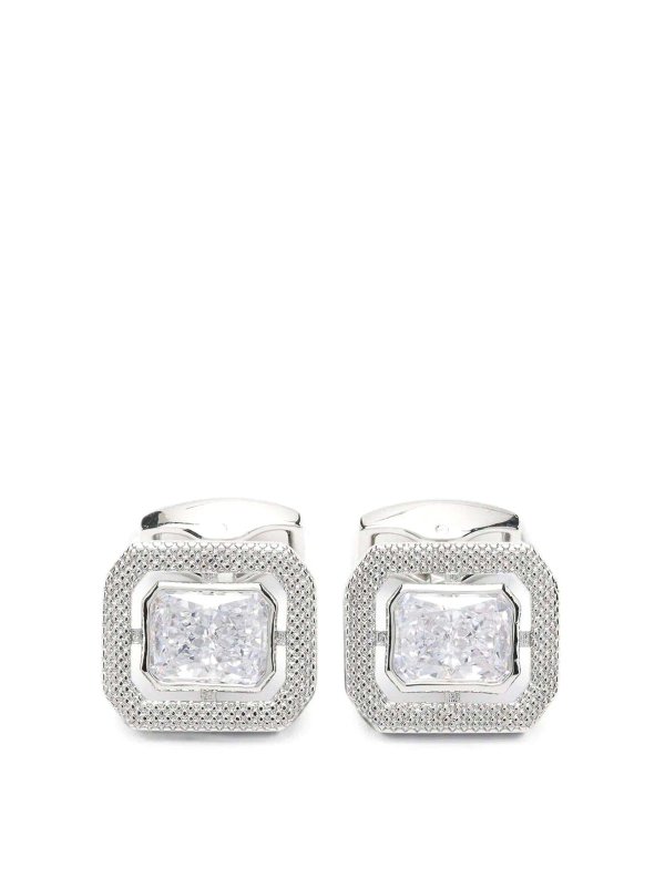 TATEOSSIAN: Cufflinks - Diamond Pattern Frame Cufflinks